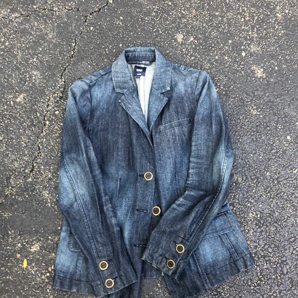 Denim Blazer Jacket
